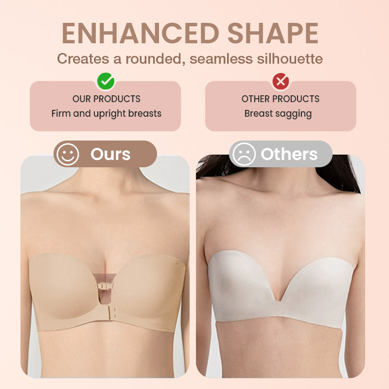 💜Seamless Front Closure Bra With Adjustable Straps